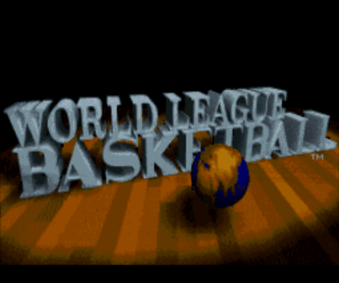 World League basketball title screen